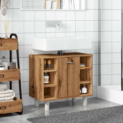 Artisan Oak Bathroom Cabinet, 60x32x53.5 cm, Engineered Wood