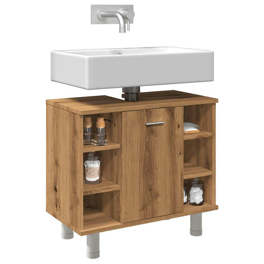 Artisan Oak Bathroom Cabinet, 60x32x53.5 cm, Engineered Wood