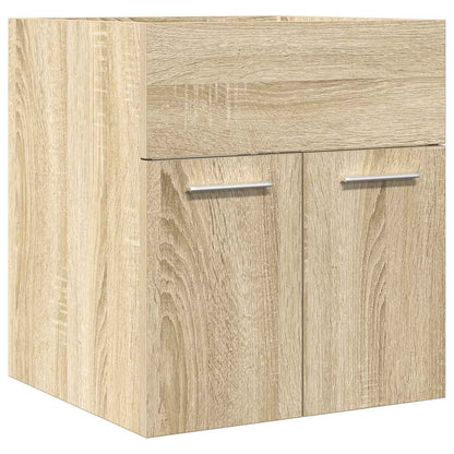 Sonoma Oak Bathroom Sink Cabinet, 41x38.5x46 cm, Engineered Wood