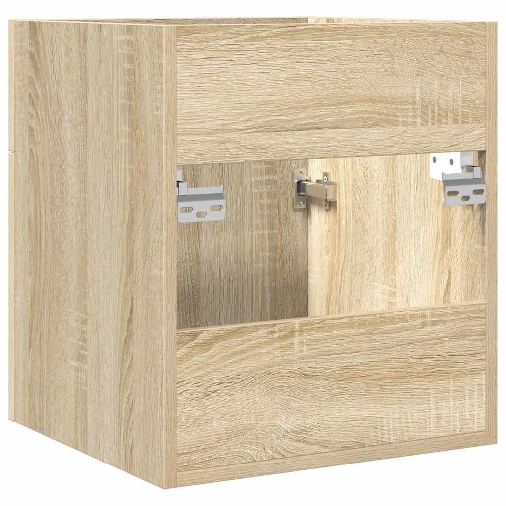 Sonoma Oak Bathroom Sink Cabinet, 41x38.5x46 cm, Engineered Wood