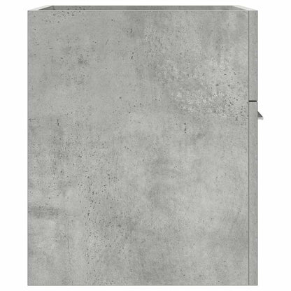 Elegant Concrete Grey Bathroom Sink Cabinet - Engineered Wood 41x38.5x46 cm