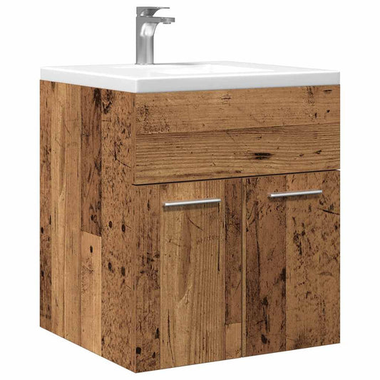 Vintage-Style Engineered Wood Bathroom Sink Cabinet, 41x38.5x46 cm