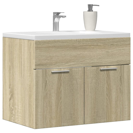 Sonoma Oak Sink Cabinet 60x38.5x46 cm - Engineered Wood
