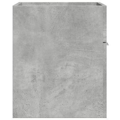 Concrete Grey Engineered Wood Sink Cabinet 60x38.5x46 cm