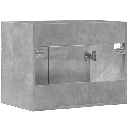 Concrete Grey Engineered Wood Sink Cabinet 60x38.5x46 cm