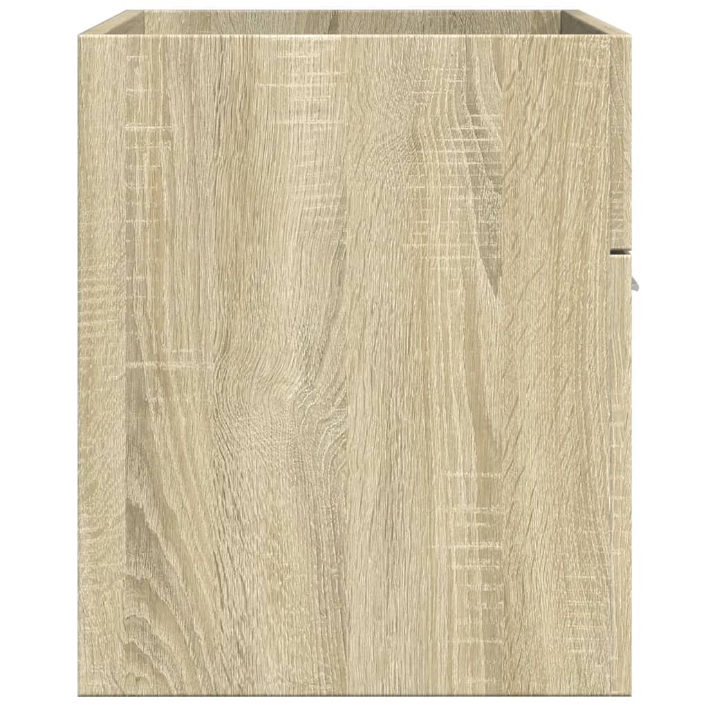 Sonoma Oak Engineered Wood Sink Cabinet 80x38.5x46 cm