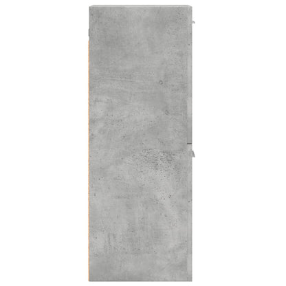 Concrete Grey Bathroom Hanging Cabinet - 30x30x80 cm, Engineered Wood
