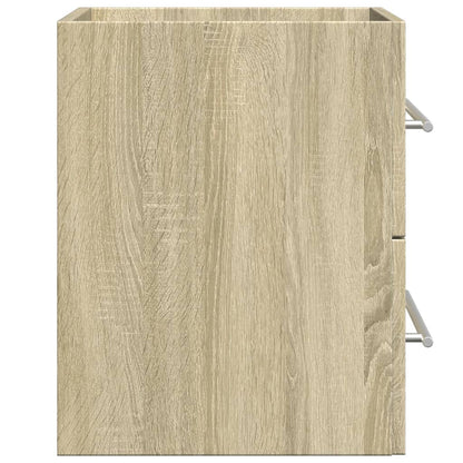 Sonoma Oak Sink Cabinet, 60x38.5x48 cm, Engineered Wood