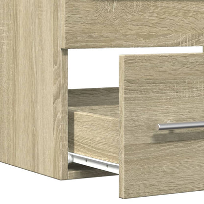 Sonoma Oak Sink Cabinet, 60x38.5x48 cm, Engineered Wood
