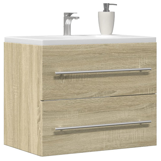 Sonoma Oak Sink Cabinet, 60x38.5x48 cm, Engineered Wood