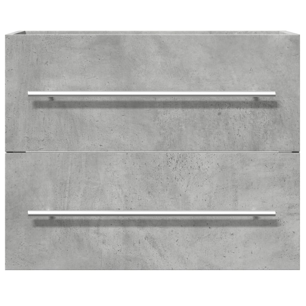 Concrete Grey Engineered Wood Sink Cabinet 60x38.5x48 cm