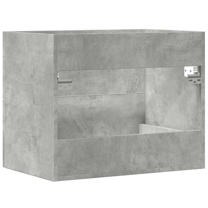 Concrete Grey Engineered Wood Sink Cabinet 60x38.5x48 cm
