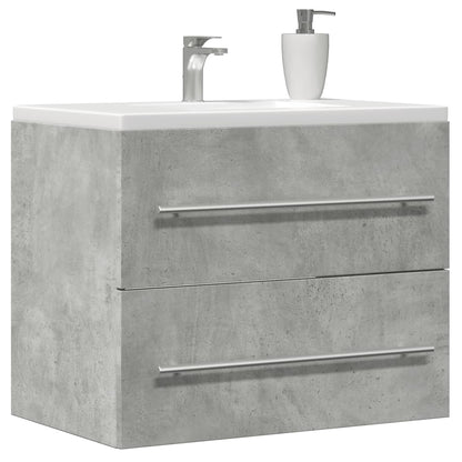 Concrete Grey Engineered Wood Sink Cabinet 60x38.5x48 cm
