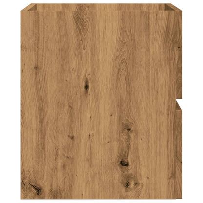 Artisan Oak Bathroom Cabinet, 60x38.5x45 cm, Engineered Wood