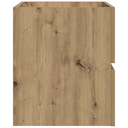 Artisan Oak Bathroom Hanging Cabinet, Engineered Wood, 80x38.5x45 cm