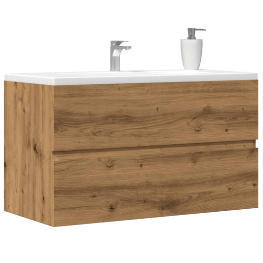 Engineered Wood Sink Cabinet, Artisan Oak 90x38.5x45 cm