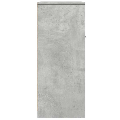 Concrete Grey Bathroom Cabinet, 60x33x80 cm - Engineered Wood