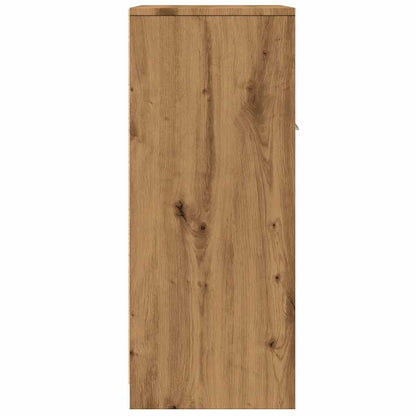Artisan Oak Bathroom Cabinet 60x33x80 cm - Engineered Wood Elegance