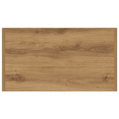 Artisan Oak Bathroom Cabinet 60x33x80 cm - Engineered Wood Elegance
