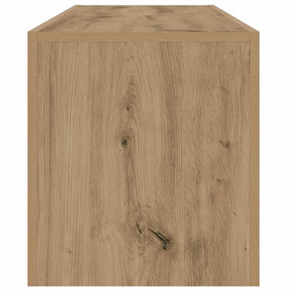 TV Cabinet with LED Lights Artisan Oak 140x36.5x40 cm Engineered Wood