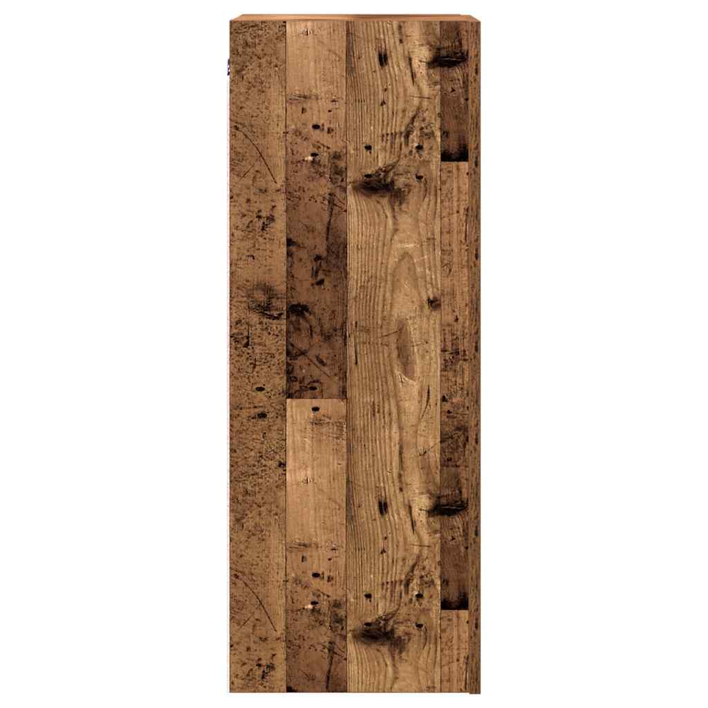 TV Cabinets 2 pcs Old Wood 30.5x30x90 cm Engineered Wood