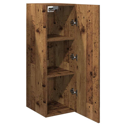 TV Cabinets 2 pcs Old Wood 30.5x30x90 cm Engineered Wood
