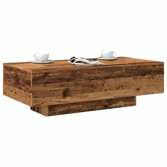 Coffee Table Old Wood 100x49.5x31 cm Engineered Wood