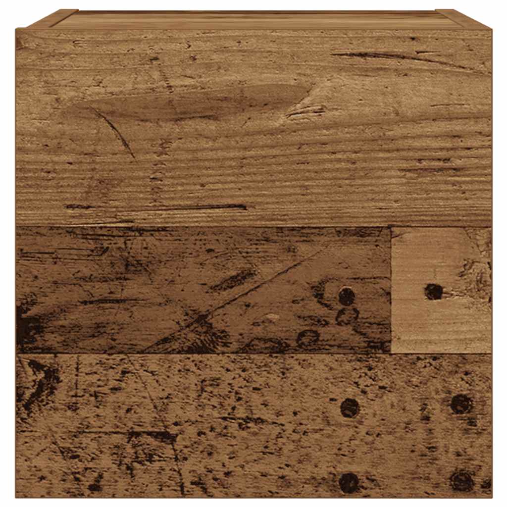 Wall Mounted TV Cabinet Old Wood 30.5x30x30 cm