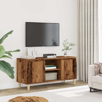 TV Cabinet Old Wood 102x35x50 cm Engineered Wood