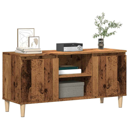 TV Cabinet Old Wood 102x35x50 cm Engineered Wood