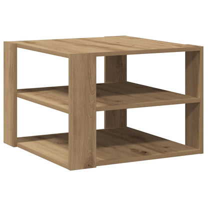 Coffee Table Artisan Oak 58x58x40 cm Engineered Wood