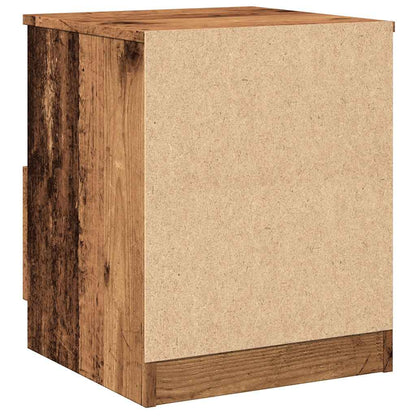 Bedside Cabinets 2 pcs Old Wood 40x40x50 cm Engineered Wood