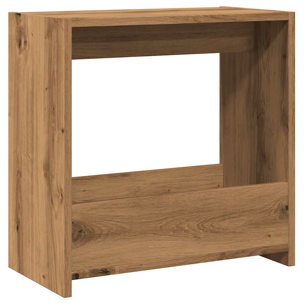 Artisan Oak Side Table 50x26x50 cm - Engineered Wood