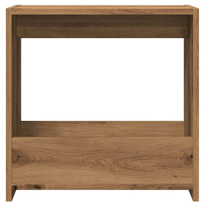 Artisan Oak Side Table 50x26x50 cm - Engineered Wood