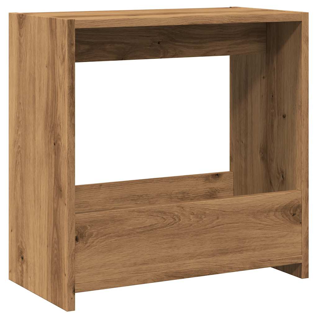 Artisan Oak Side Table 50x26x50 cm - Engineered Wood