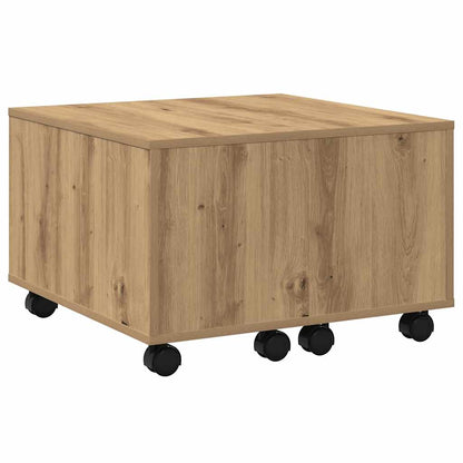 Coffee Table Artisan Oak 60x60x38 cm Engineered Wood