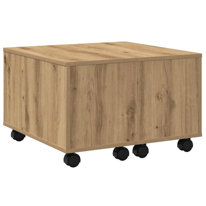 Coffee Table Artisan Oak 60x60x38 cm Engineered Wood