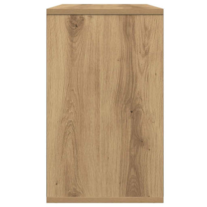 Artisan Oak Side Table 50x30x50 cm – Engineered Wood Elegance