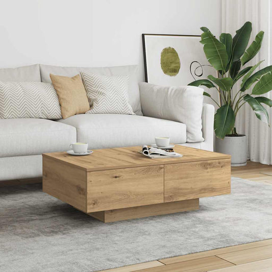 Coffee Table Artisan Oak 90x60x31 cm Engineered Wood