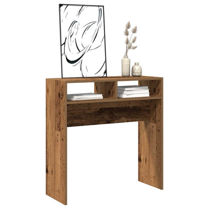 Rustic Console Table - Old Wood, 78x30x80 cm, Engineered Wood
