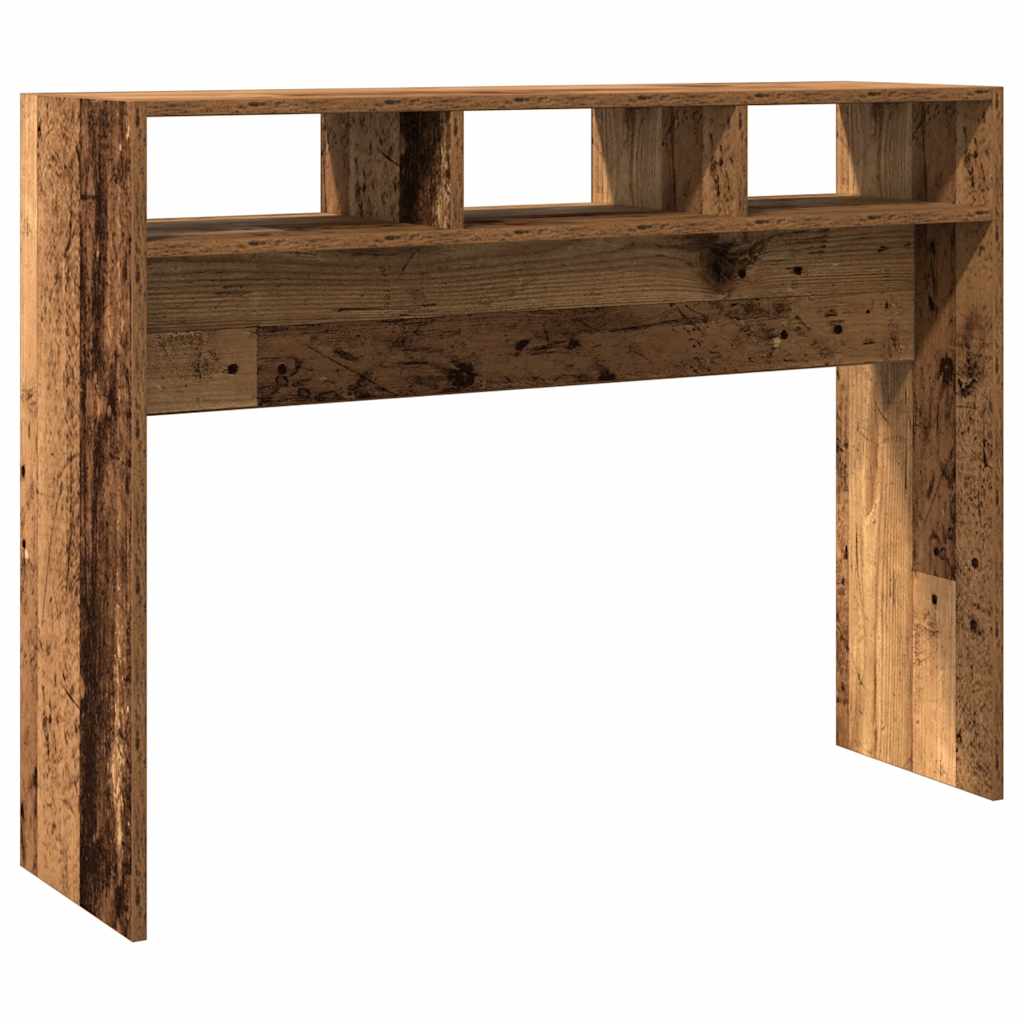 Rustic Console Table 105x30x80 cm | Reclaimed Engineered Wood