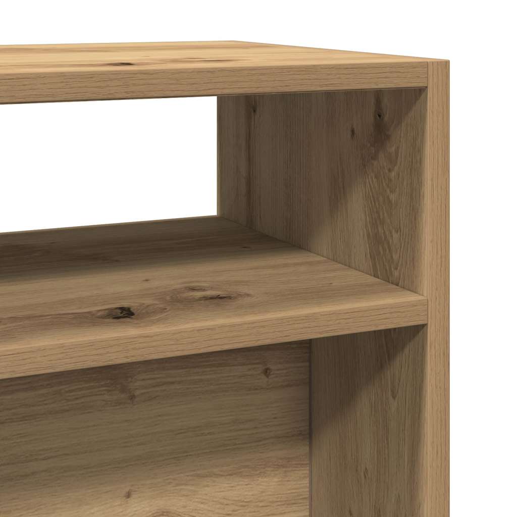 Artisan Oak Console Table, Engineered Wood, 105x30x80 cm