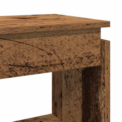 Rustic Console Table - Old Wood 80x30x80 cm Engineered Wood