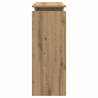 Artisan Oak Console Table 102x30x80 cm in Engineered Wood