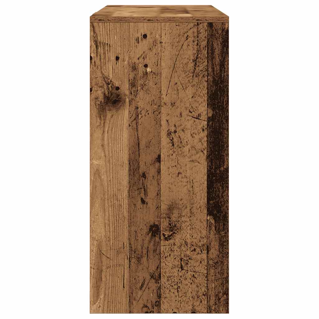 Rustic Engineered Wood Desk - 102.5x35x75 cm Vintage Style