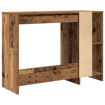 Rustic Engineered Wood Desk - 102.5x35x75 cm Vintage Style