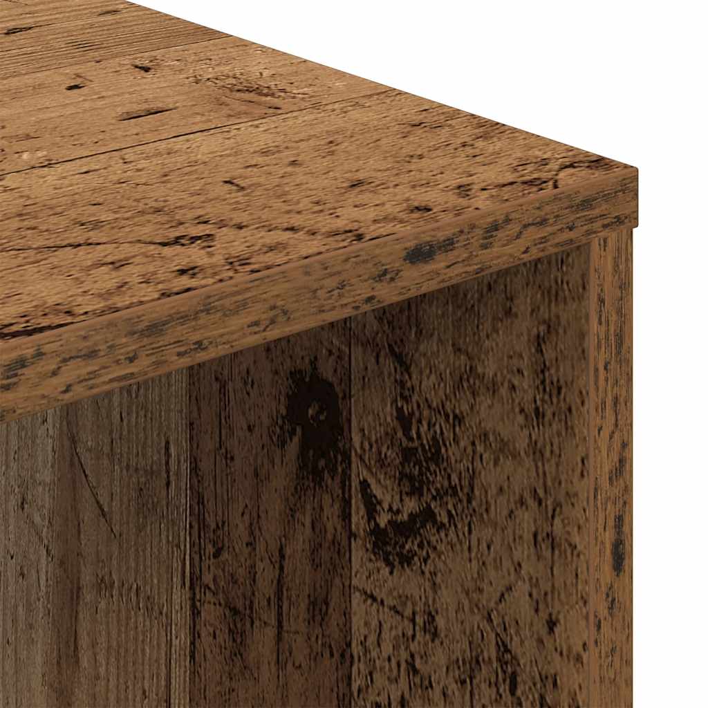Rustic Engineered Wood Desk - 102.5x35x75 cm Vintage Style