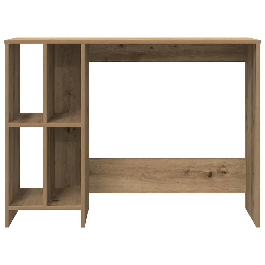Elegant Oak Desk - 102.5x35x75 cm Engineered Wood Furniture