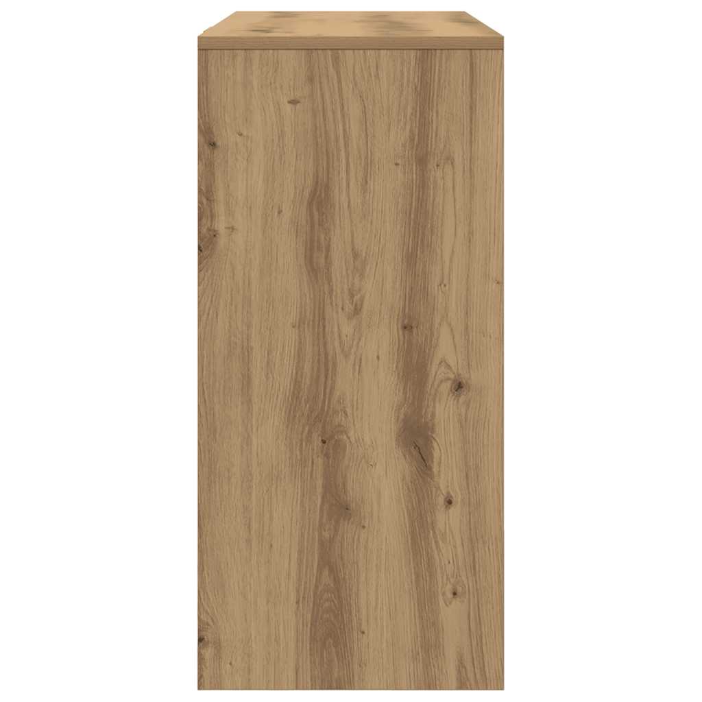 Elegant Oak Desk - 102.5x35x75 cm Engineered Wood Furniture
