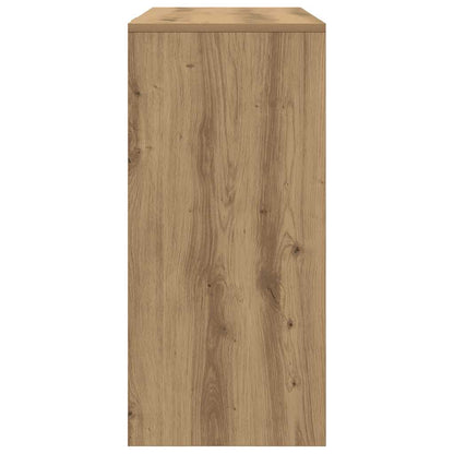 Elegant Oak Desk - 102.5x35x75 cm Engineered Wood Furniture